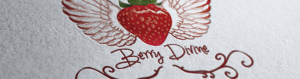 Berry Devine Logo - Letterpress on rag paper